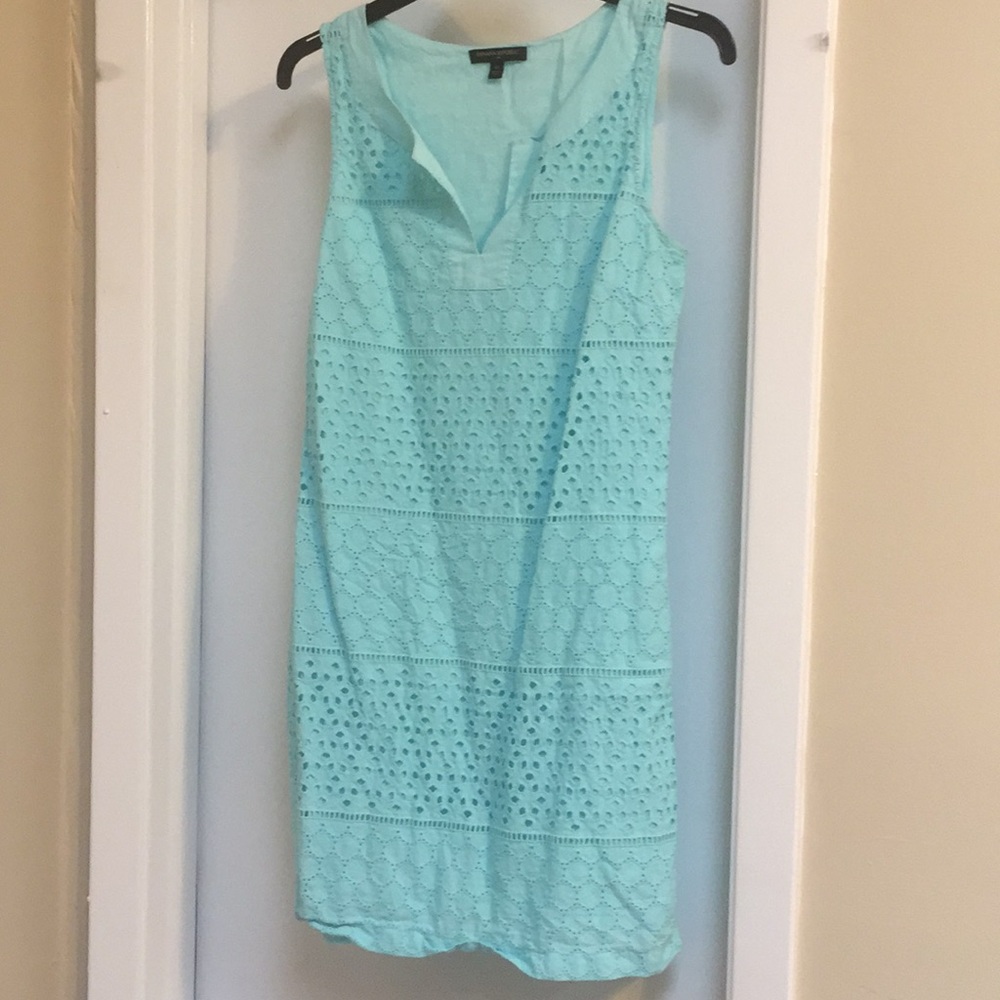 Teal baby girl dress